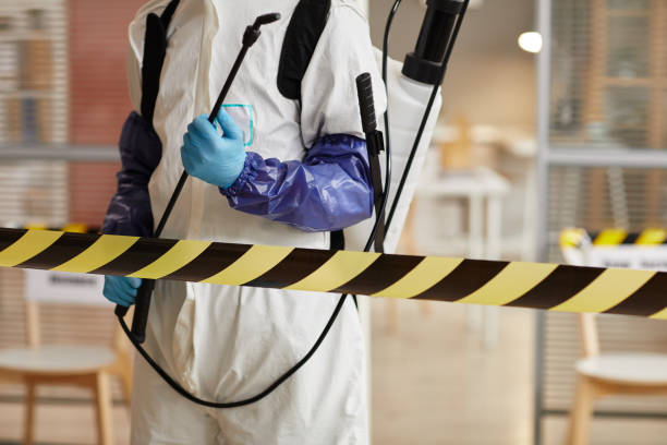 Professional Biohazard technician working in Mulberry, NC